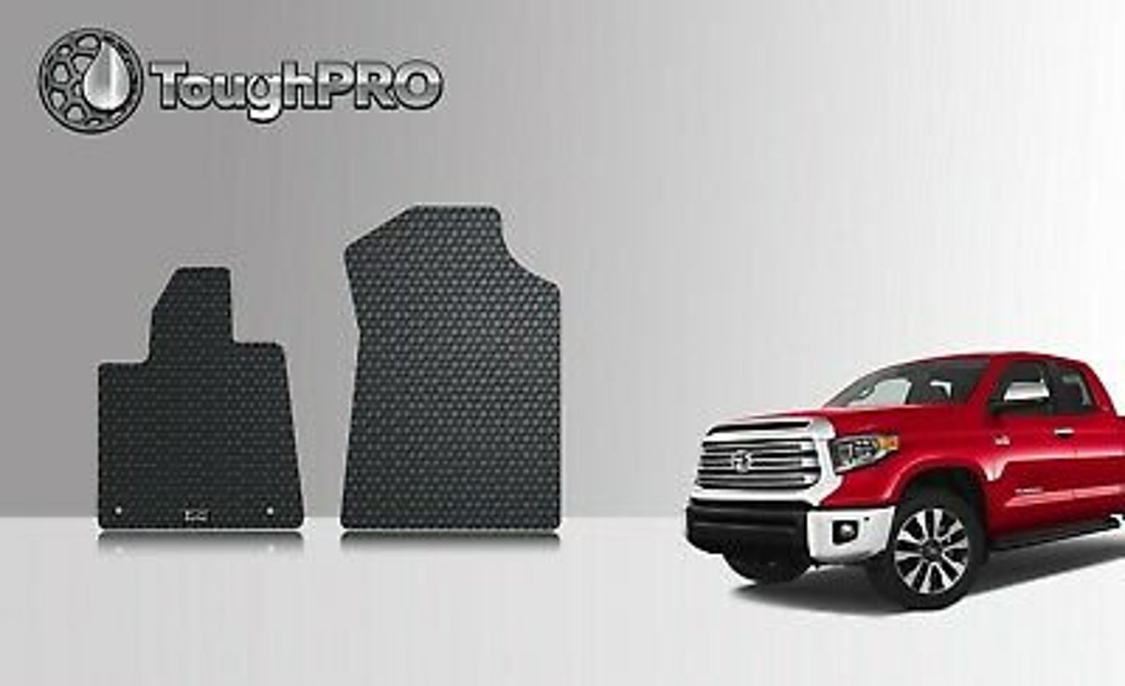 Toughpro Front Mats Black for Toyota Tundra Crew Max All - Etsy