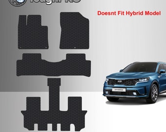 ToughPRO Floor Mats + 3rd Row Black For KIA Sorento 2nd Row Bucket All Weather 2021-2025