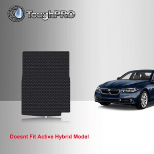 ToughPRO Cargo Mat Black For BMW 7 Series All Weather Custom Fit 2009-2015 Not for ActiveHybrid Models