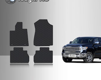 ToughPRO Floor Mats Black For Toyota Tundra Crew Cab All Weather 2007-2013