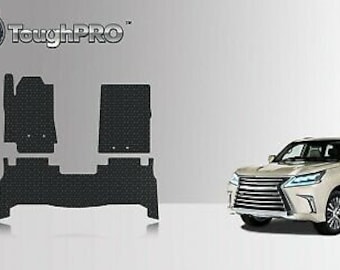 ToughPRO Floor Mats Black For Lexus LX570 All Weather Custom Fit 2013-2021