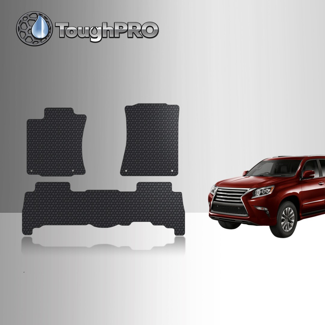 Toughpro Floor Mats Black for Lexus GX460 All Weather Custom Etsy