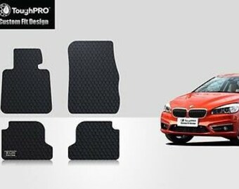 ToughPRO Floor Mats Black For BMW 2 Series All Weather Custom Fit 2014-2021