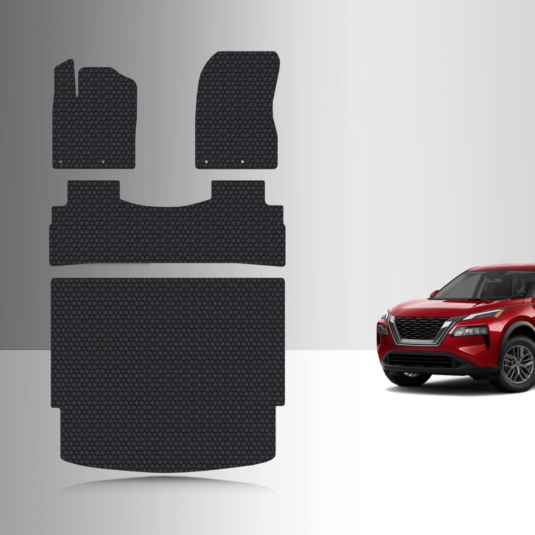 ToughPRO Full Set Floor Mats Black For Nissan Rogue All Weather 2023-2026 ToughPRO Full Set Floor Mats Black For Nissan Rogue All Weather 2023-2026