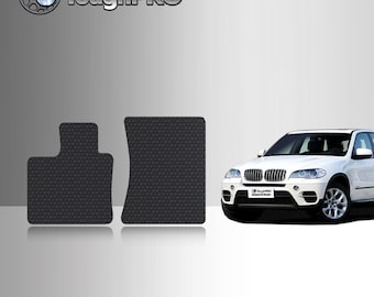 ToughPRO Front Mats Black For BMW X5 All Weather Custom Fit 2007-2013