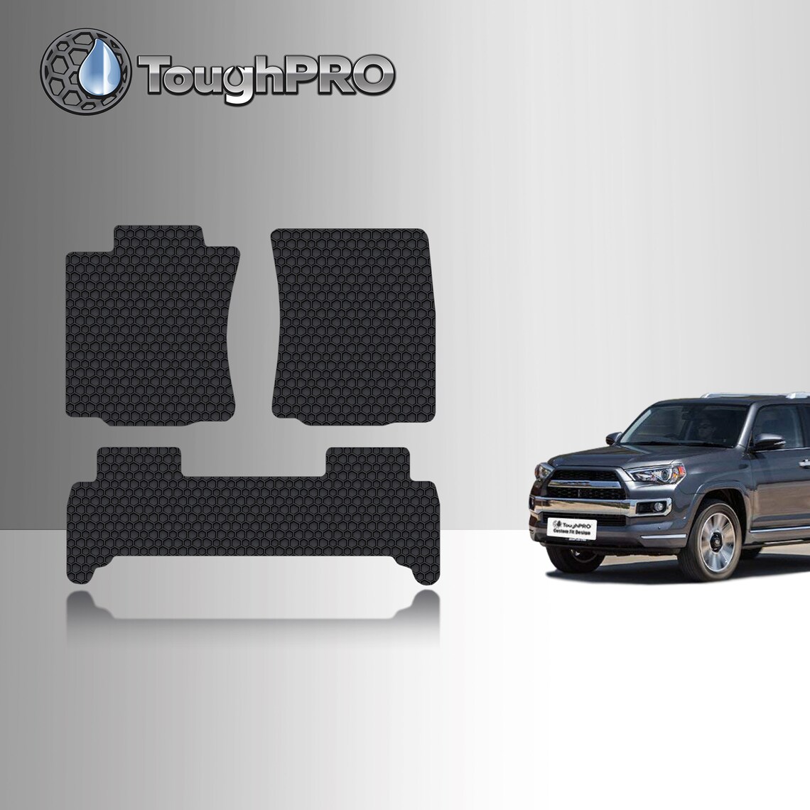 ToughPRO Floor Mats Black For Toyota 4Runner All Weather Etsy