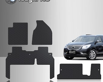 ToughPRO Floor Mats + 3rd Row Black For Buick Enclave Bench 2009-2017