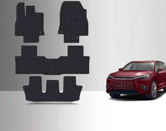 ToughPRO Floor Mats + 3rd Row Black For Lexus TX 8 Seater 2024-2025