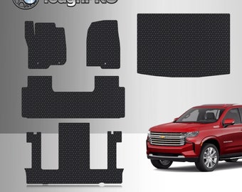ToughPRO Full Set + Cargo Black For Chevrolet Suburban 2nd Row Bucket 2021-2025