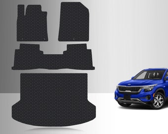 ToughPRO Full Set Floor Mats Black For KIA Seltos No Sub All Weather Custom Fit 2020-2025