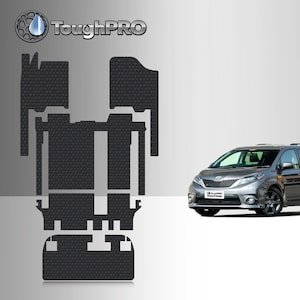 ToughPRO Full Set Black For Toyota Sienna 8 Seater All Weather 2011-2020