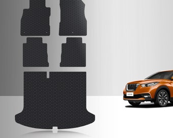 ToughPRO Full Set Floor Mats Black For Nissan Kicks All Weather Custom Fit 2017-2024