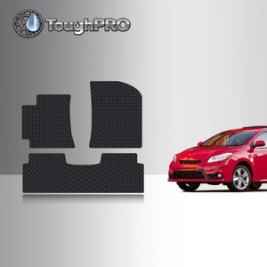 ToughPRO Floor Mats Black For Toyota Matrix All Weather Custom Fit 2009-2014
