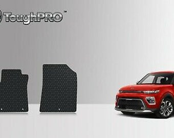 ToughPRO Front Floor Mats Black For KIA Soul All Weather Custom Fit 2020-2025