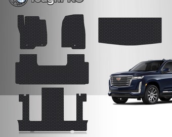ToughPRO Full Set + Cargo Black For Cadillac Escalade 2nd Row Bucket 2021