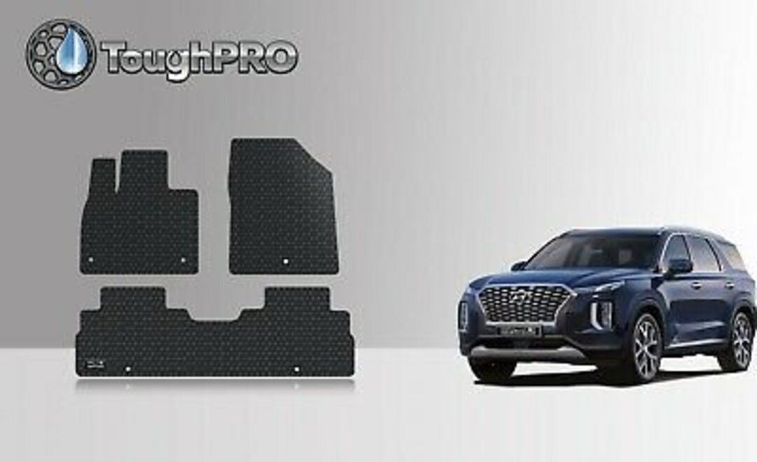 Toughpro Floor Mats Black for Hyundai Palisade All Weather Etsy