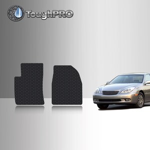 ToughPRO Front Mats Black For Lexus ES300 All Weather Custom Fit 1997-2001