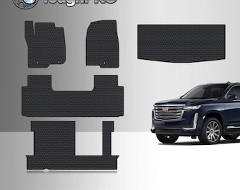 ToughPRO Full Set Black For Cadillac Escalade 2nd Row Bench All Weather 2021-2025