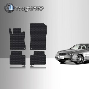 ToughPRO Floor Mats Black For Mercedes-Benz E Class Sedan All Weather 2003-2009