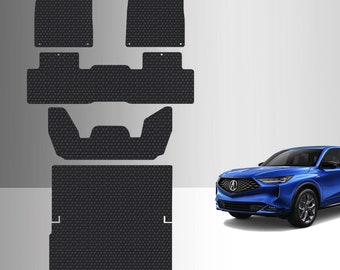 ToughPRO Full Set Floor Mats BLACK For Acura MDX All Weather 2022-2025