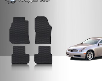 ToughPRO Floor Mats Black For Infiniti G35 Coupe All Weather 2003-2008