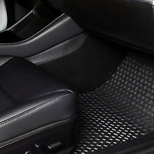 ToughPRO 3rd Row Floor Mats For 2010-2024 Toyota 4Runner – Black All Weather, Heavy Duty Rubber