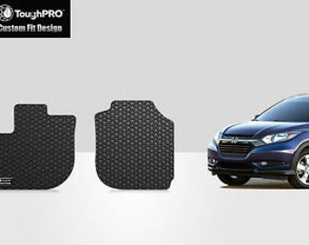 ToughPRO Front Mats Black For Honda HR-V All Weather Custom Fit 2016-2022