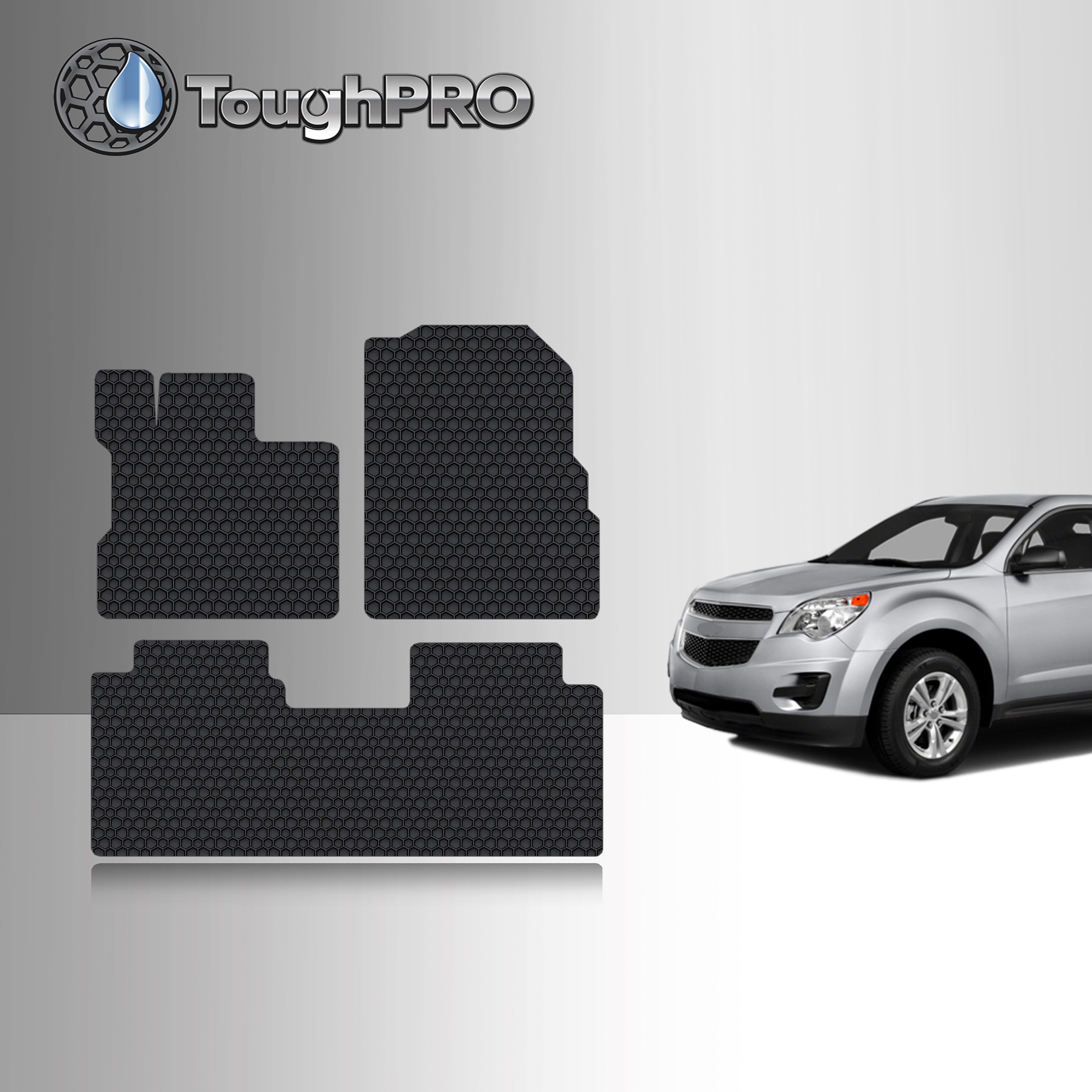 Toughpro Floor Mats Black for Chevrolet Equinox All Weather Custom