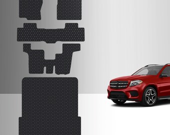 ToughPRO Full Set Floor Mats BLACK For Mercedes Benz GL Class All Weather 2013-2016