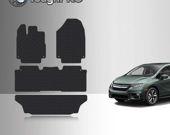 ToughPRO Floor Mats + 3rd Row Black For Honda Odyssey All Weather 2018-2025