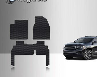ToughPRO Floor Mats Black For GMC Acadia Bench All Weather Custom Fit 2007-2016