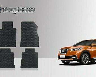 ToughPRO Floor Mats Black For Nissan Kicks All Weather Custom Fit 2017-2024
