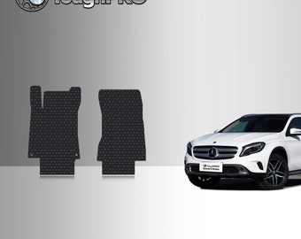 ToughPRO Front Mats Black For Mercedes-Benz GLA250 All Weather Custom Fit 2021-2024