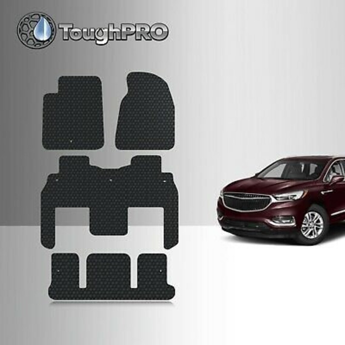 Toughpro Floor Mats 3rd Row Black for Buick Enclave Bucket Etsy UK