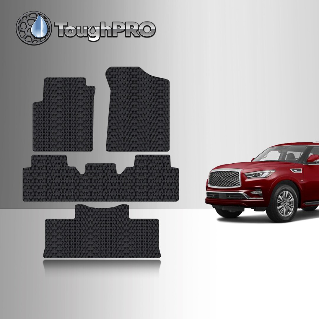Toughpro Floor Mats 3rd Row Black for Infiniti QX80 All Etsy