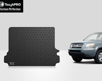 ToughPRO Cargo Mat Black For Honda Pilot All Weather Custom Fit 2003-2008
