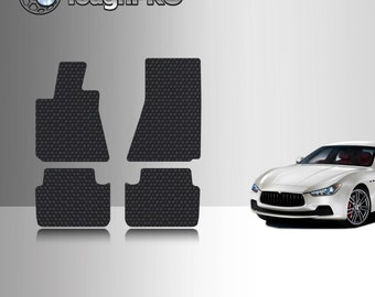 ToughPRO Floor Mats Black For Maserati Ghibli RWD All Weather 2014-2023