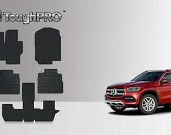 ToughPRO Floor Mats + 3rd Row Black For Mercedes-Benz GLS580 Bench 2020-2021