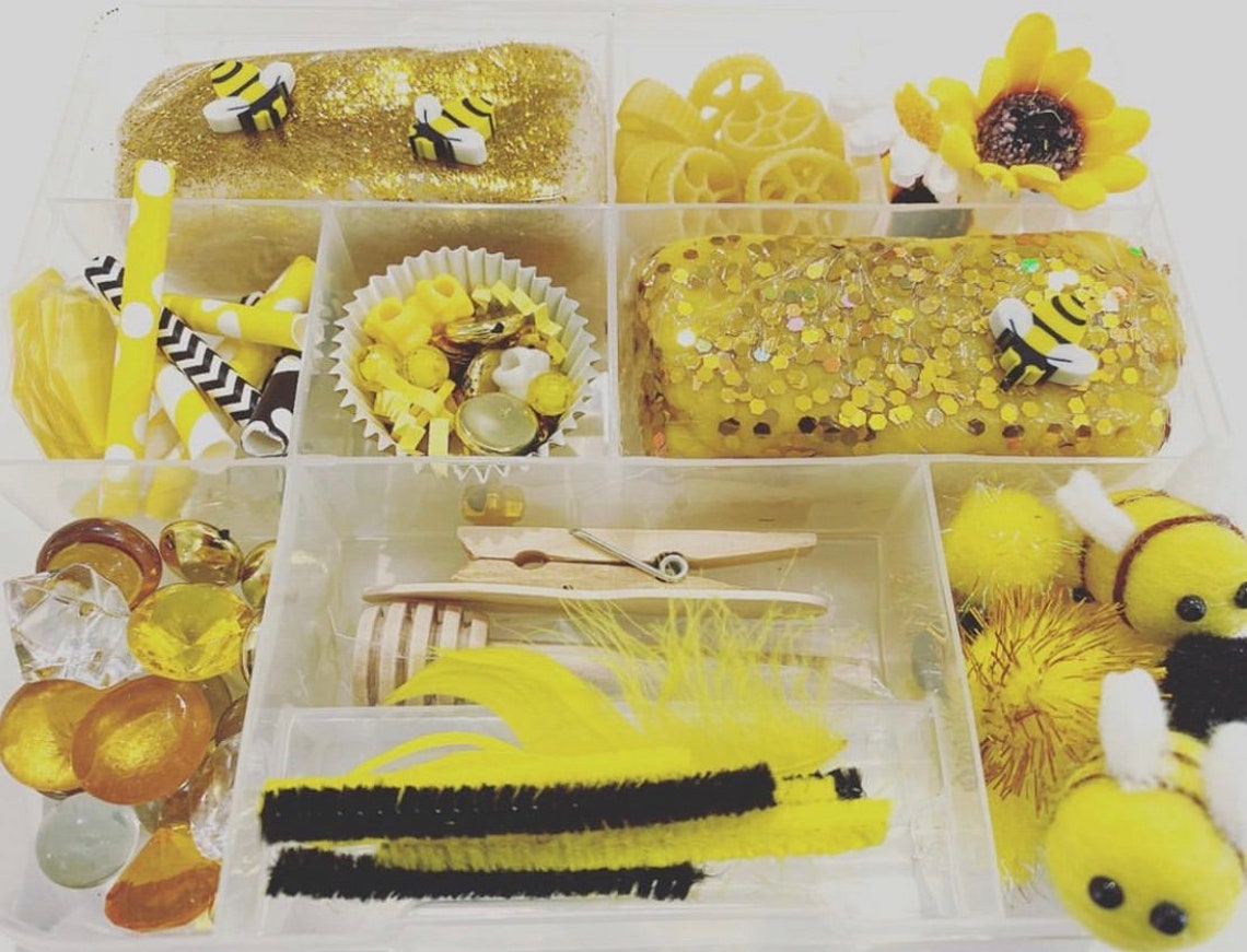 Busy Bee Box Invitation to Play Sensory Play Sensory Bin Etsy