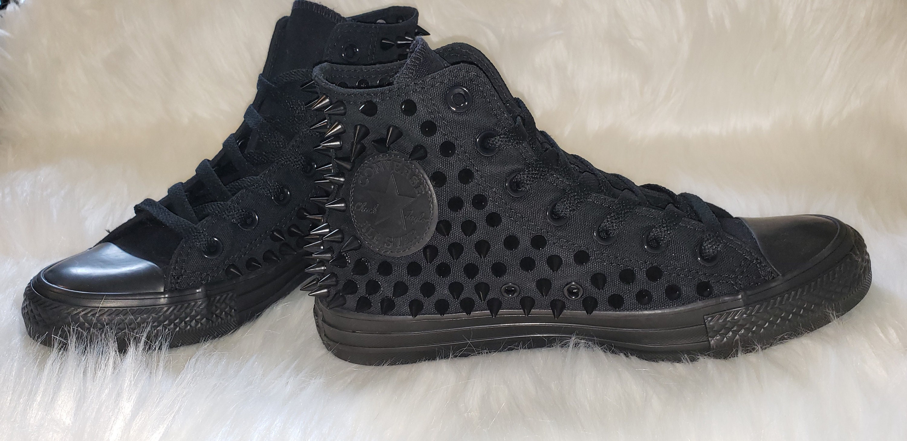 Spiked Converse - Etsy