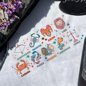 Fita Washi de Astrologia Pop, Fita Washi do Zodíaco, Fita Washi Celestial, Fita Washi de Astrologia Pastel, Fita Washi de Arte do Zodíaco, Fita Washi de Virgem