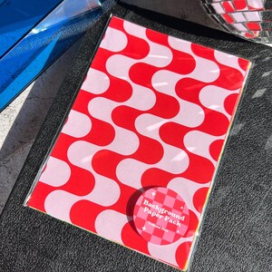 Background Paper Pack, Cute Journal Paper, Retro Paper Pack, Rainbow Paper Pack, Checkered Paper Kit, Junk Journal Kit