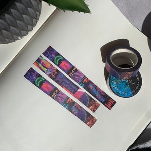 Neon Signs Washi Tape Neon Lights Washi Tape Neon Craft - Etsy