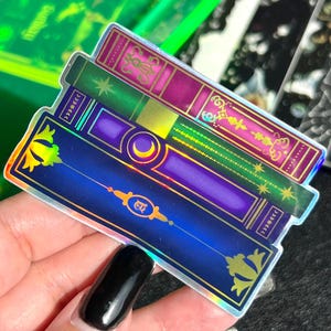 Sticker livres célestes, Stickers sorcière, Stickers célestes, Sticker Booktok, Stickers occultes, Stickers lune, Sticker charbon