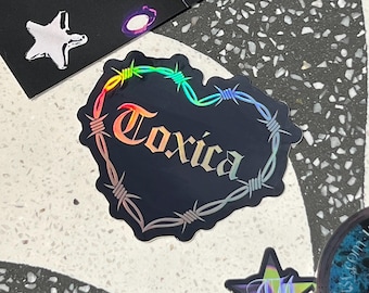 Tóxica Sticker, Barbed Wire Heart Sticker