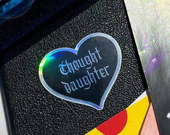 Thought Daughter Sticker, Stickers For Journals, Book Lover Sticker