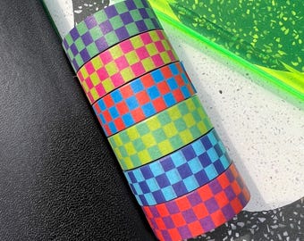 The Complete Checkered Washi Tape Set, Gingham Washi Tape