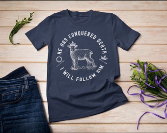 Hij is risen shirt, christelijke shirts, cadeau voor Pasen cadeau, Pasen shirts voor vrouwen, Pasen Shirt, Resurrection Shirt, Christian Easter Shirt