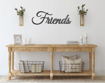 Personalized Laser Cut Modern Farmhouse Wall Decoration w Font /& Size Option Housewarming Gift for Friends Custom Quote Wood Cutout