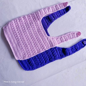 Easy Crochet Baby Bib Pattern,  Lovely Baby Bib